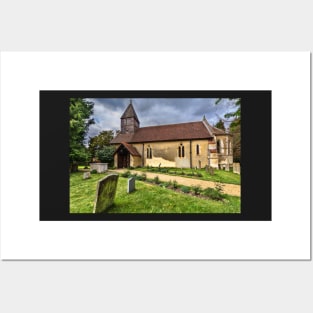 The Church of St Laurence in Tidmarsh Posters and Art